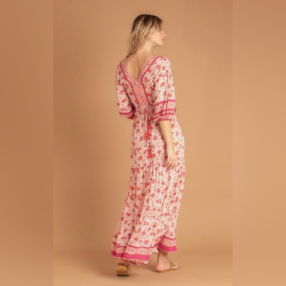 Poupette St Barth Mya Ruffled Patterned Dr…